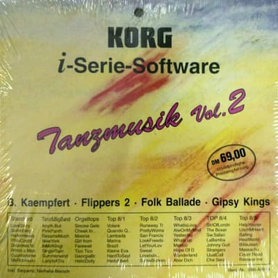 KORG i-Serie SOFTWARE Diskette TANZMUSIK Vol 2, Styles, Arrangements