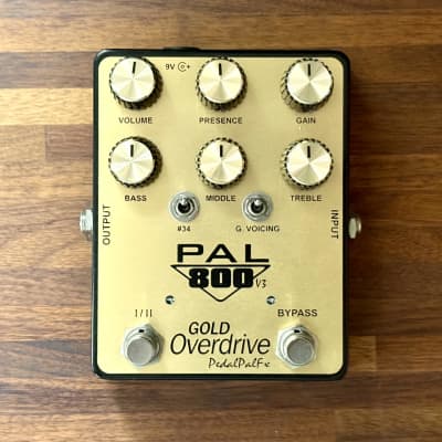 Reverb.com listing, price, conditions, and images for pedalpalfx-800-gold-overdrive-v3