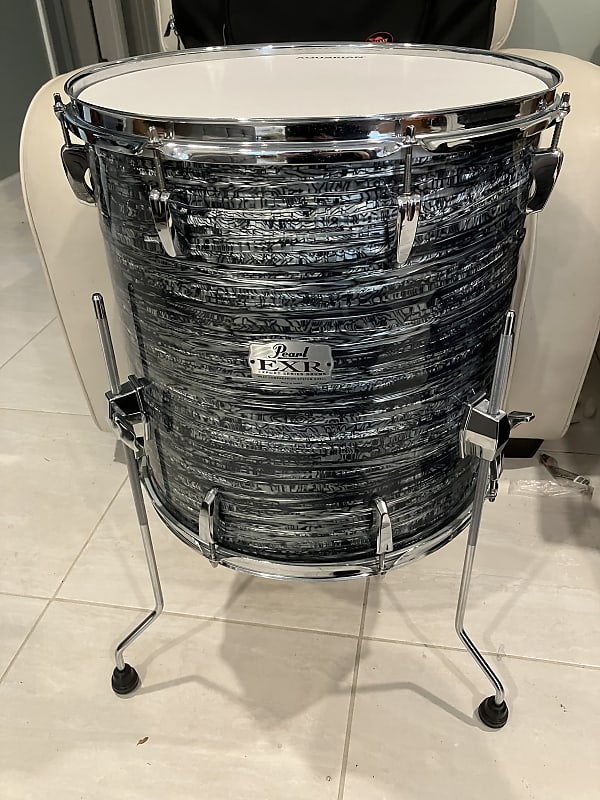 Pearl Export EXR 16 x 16 Floor Tom Strata Black Pearl Reverb