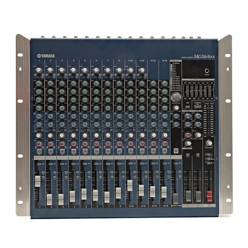 Yamaha - MG16/6FX - 16-Channel Mixer w/ Effects, Power Supply - x3279 - USED