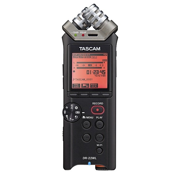 Tascam DR-22WL Portable Recorder with Wi-Fi image 1