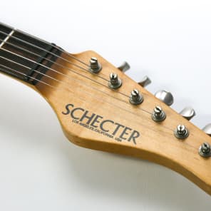 SCHECTER - SCHECTER エレキギターレッド Projected by USA 1996