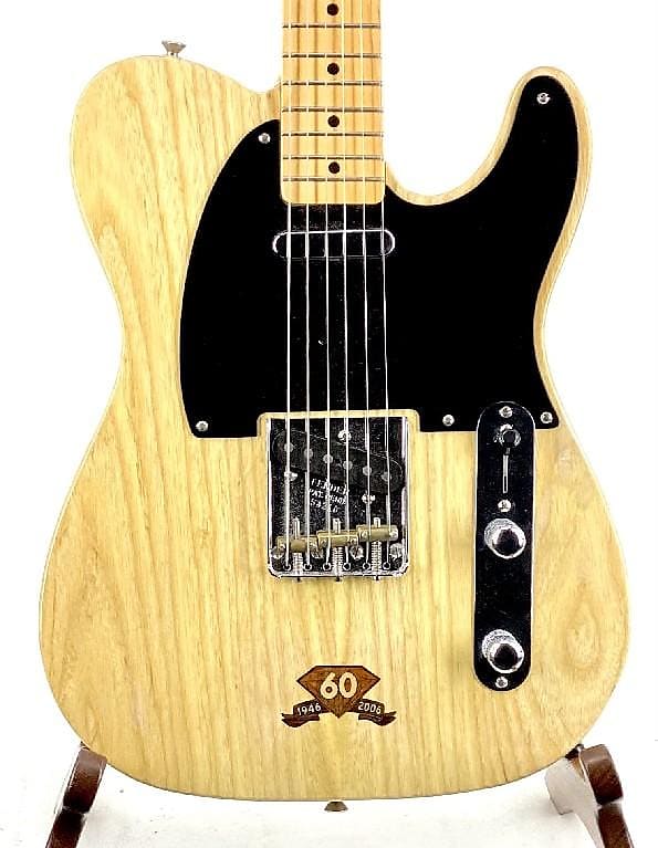 USED 2006 Fender Diamond 60th Anniversary Edition Telecaster Natural Gloss with case image 1