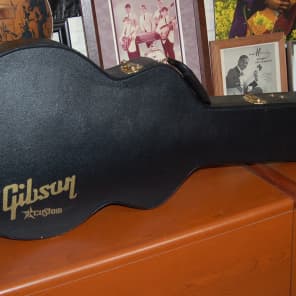 Gibson Custom Shop Dot Reissue ESDT 335 Hardshell Gibson Case 2001 Dark Walnut image 11