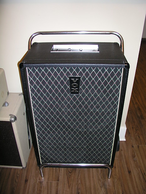 Vox Essex Bass Cabinet V1042 1967 Black / Vox Weave ALL | Reverb
