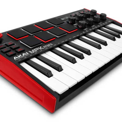 Akai MPK Mini MKIII 25-Key MIDI Controller 2020 - Present - Black with Black Keys