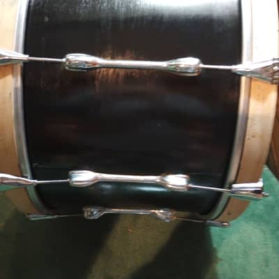 Slingerland 24x14 Bass Drum 1970's/80s - Black Paint image 10