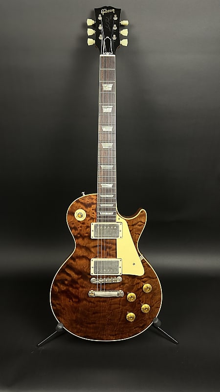 Gibson Custom M2M 1959 Les Paul Standard 3A Quilt Top - Root | Reverb