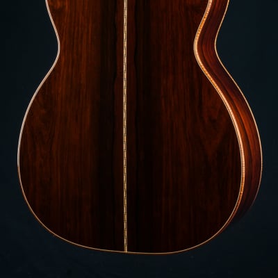 Bourgeois OM DB Signature Deluxe Madagascar Rosewood and Italian Spruce Aged Tone Custom with Pickup Used (2023) image 15