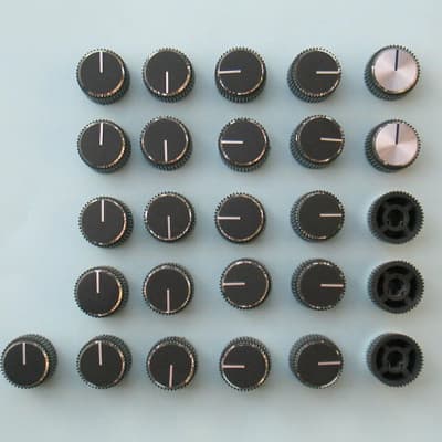 Prophet-5  knob set of 26 including 2 silver knobs for Sequential Circuits Prophet-5