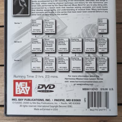 DVD: David Barrett's Harmonica Masterclass - Building Harmonica Technique, Series 3, Vol. 3 & 4, (2 hours, 23 min.) image 2
