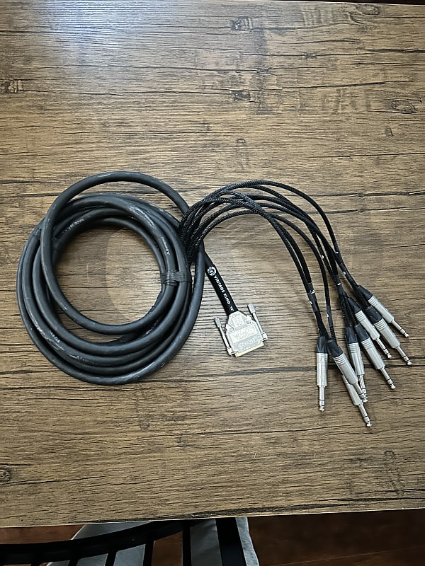 Vintage King DB25 to TRS 15ft 2023 Black Reverb