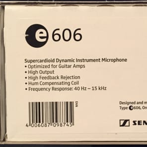 Sennheiser e606 Supercardioid Dynamic Microphone image 2