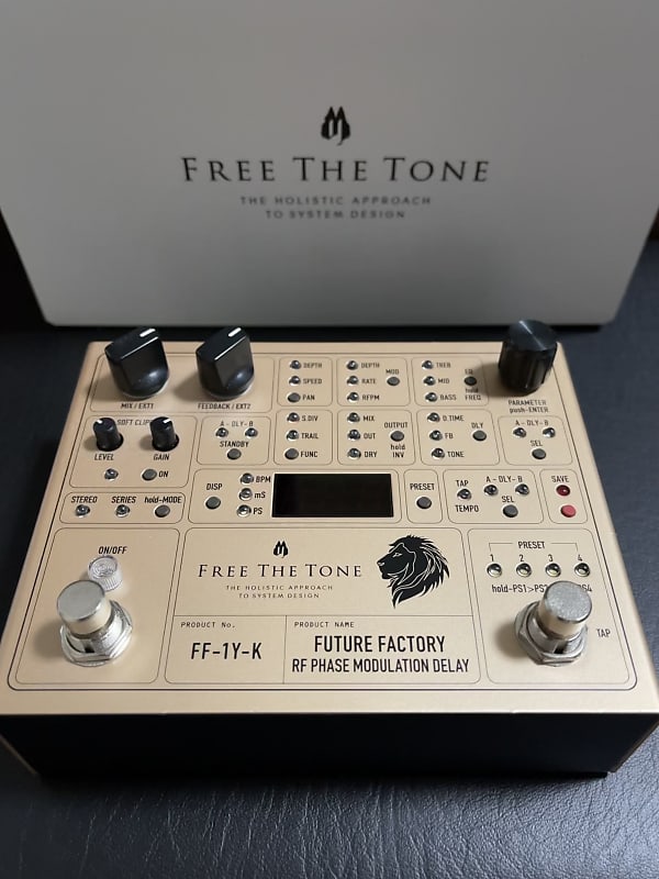 Free The Tone Future Factory FF-1Y-K Ken Signature Model Gold