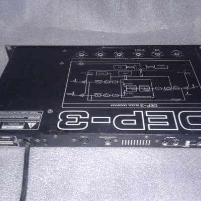 Roland DEP-3 classic knobby reverb, 120V Canada/US model with factory programs on-board. Pretty heavy for 1U rack, meaning a high quality transformer and other components. image 3