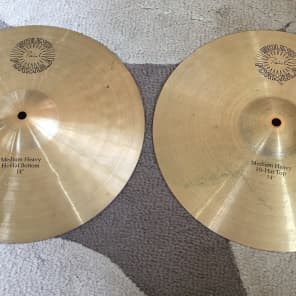 Paiste 14" Sound Formula Medium Hi-Hat Cymbal (Pair) 1990-1992