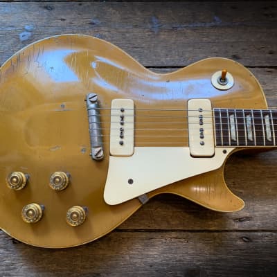 1954 Gibson Les Paul Gold Top with the original hard shell case image 23