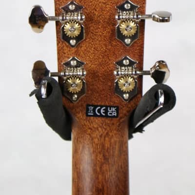 Fender PO-220E Orchestra Acoustic Guitar Ovangkol Fingerboard Natural w/ Case image 8