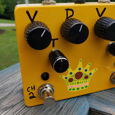 Pedal PCB  Paragon Overdrive - Faecain Pedals - 2022 Yellow/Black image 2