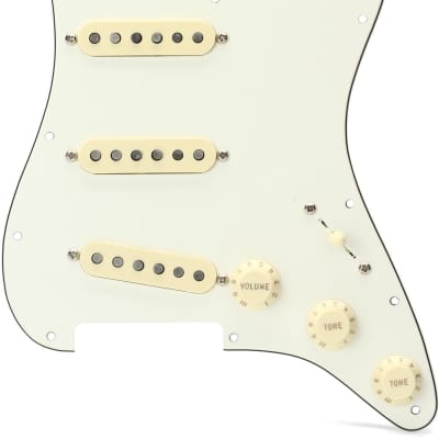 Fender Texas Special SSS Pre-wired Stratocaster Pickguard - Parchment 3-ply image 1