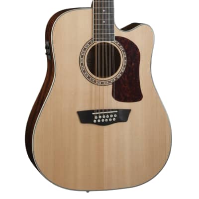 Washburn Heritage D10SCE 12-String Solid Sitka / Mahogany Cutaway Dreadnought A image 1