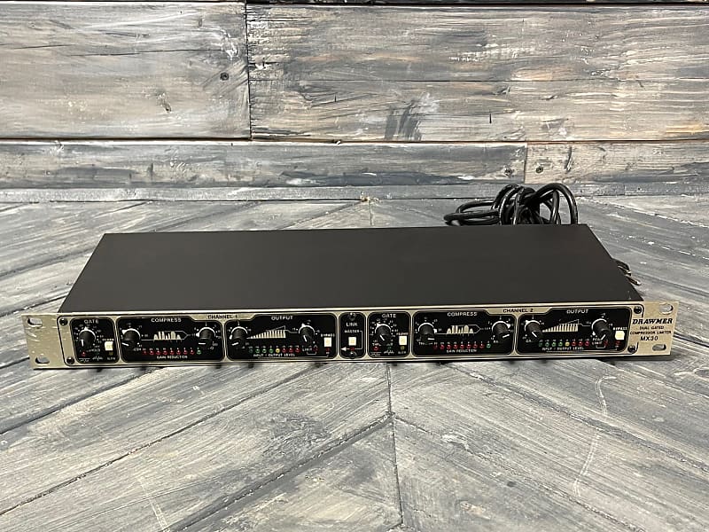 DRAWMER MX30 デュアルゲーテッドコンプレッサー (ジャンク) DRAWMER MX30 デュアルゲーテッドコンプレッサー (ジャンク