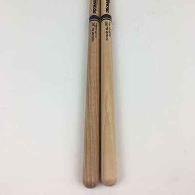 Promark Rebound Balance Hickory Drum Sticks | Tear Drop Tip - 7A - .535 image 4