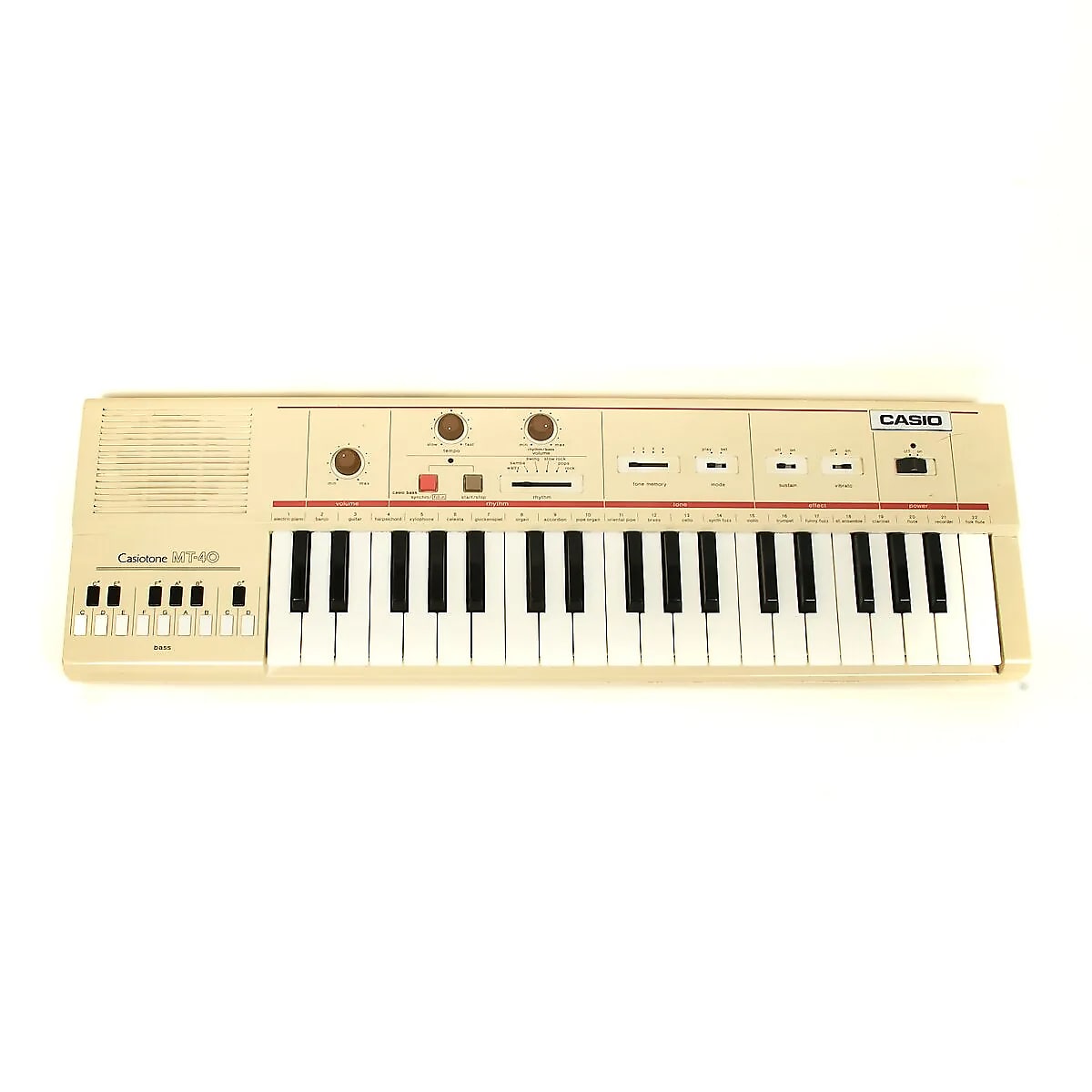 Casio MT-40 Casiotone 37-Key Synthesizer | Reverb