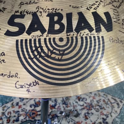 Sabian Carmine Appice's 20" Xs Rock Ride, Signed by School of Rock, Autographed (#19) image 5