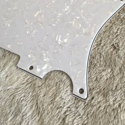 New 4 Ply Guitar Pickguard For Tele 1962 Stratocaster Pickup,White Pearl image 2