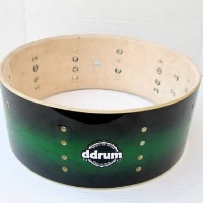 DDRUM DOMINION SNARE DRUM SHELL 14 X 5 1/2”  “PARTS” PROJECT RESTORE READ  image 1