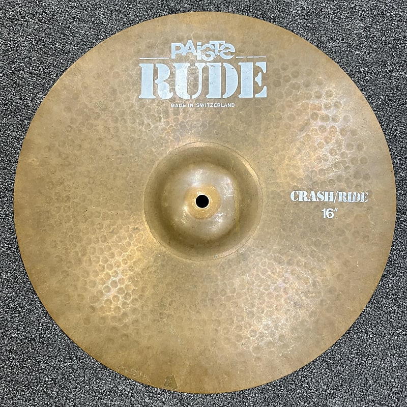日米首脳Paiste RUDE Thin Crash 16インチ パーカッション・打楽器