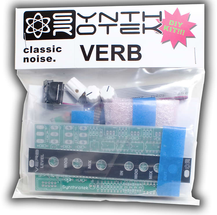 Synthrotek Verb Kit | 4hp DIY Reverb Module image 1