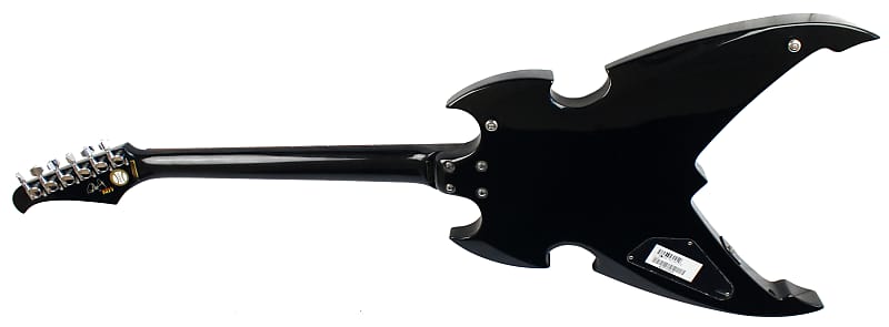 Silvertone PSAP1 Apocalypse KISS Paul Stanley Signature Electric Guitar in  Liquid Sparkle Black