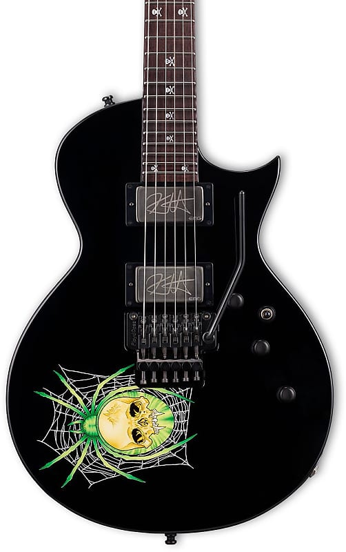 ESP Kirk Hammett KH-3 Spider 30th Anniversary Edition Electric Guitar - Black image 1