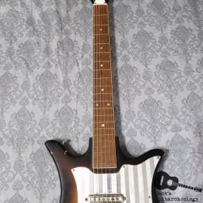 RARE Decca / Teisco T-1 Tulip Electric Guitar w/ 