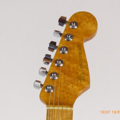 Jerzy Drozd Stratocaster 1996 Trans Amber-Orange image 3