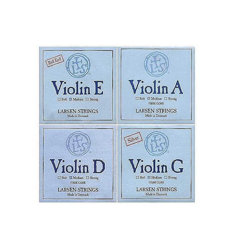Larsen Original Violin String Set Set Gold ELoop End & Reverb