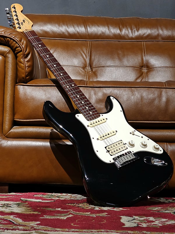 1997 Fender USA American HSS Stratocaster - Black | Reverb