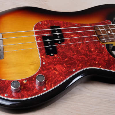 Fender PB-62 Precision Bass Reissue CIJ 1999 Sunburst Crafted in Japan w/ Bag image 3