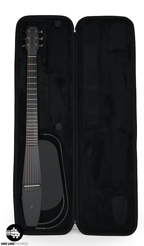 Enya NEX-G Carbon Fiber Smart Audio Guitar - Black | Reverb