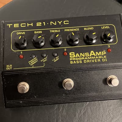 Tech 21 Sansamp Programmable Bass Driver