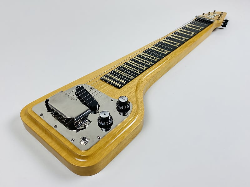 Gibson EH-500 Kornia Lap Steel Skylark-Scared Steel-1961-Korina