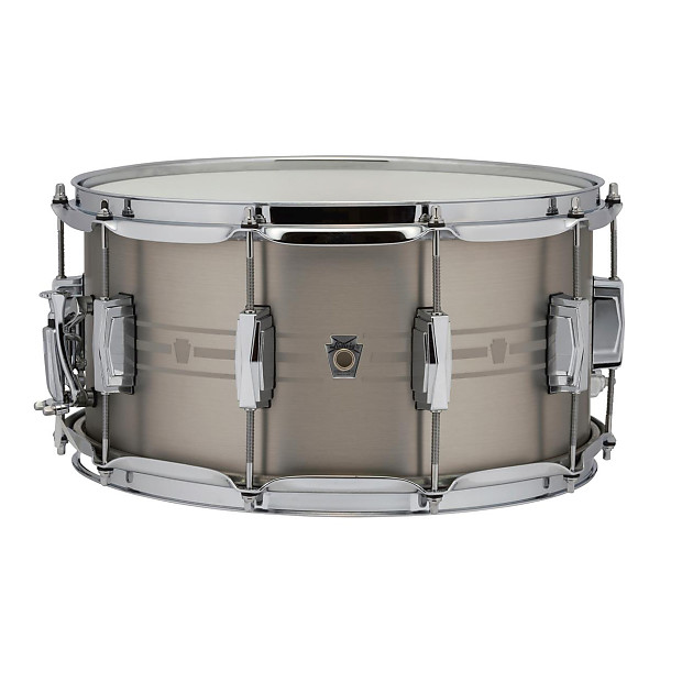 Ludwig LSTSLS0714 Heirloom Stainless Steel 7x14” Snare with Imperial Lugs image 1
