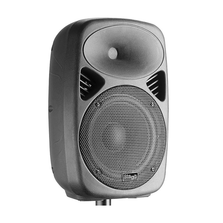 STAGG 8" 2-way active speaker, analog, class A/B, Bluetooth wireless technology, 100 watts peak power image 1