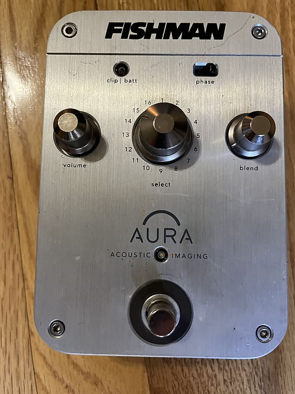 Fishman Aura Acoustic Imaging Dreadnought Pedal 2010s - Silver