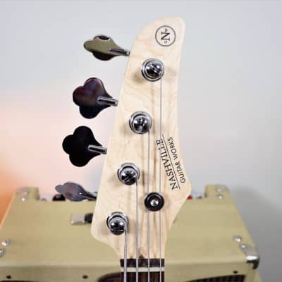 Nashville Guitars Works - Precision Bass - Sunburst - Brand New w/Gigbag image 7