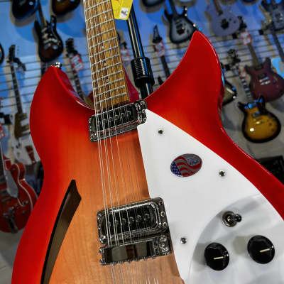 NEW 2023 Rickenbacker 330/12 Fireglo Semi-Hollow Electric | OHSC + Free Ship Authorized Dealer 708 image 3