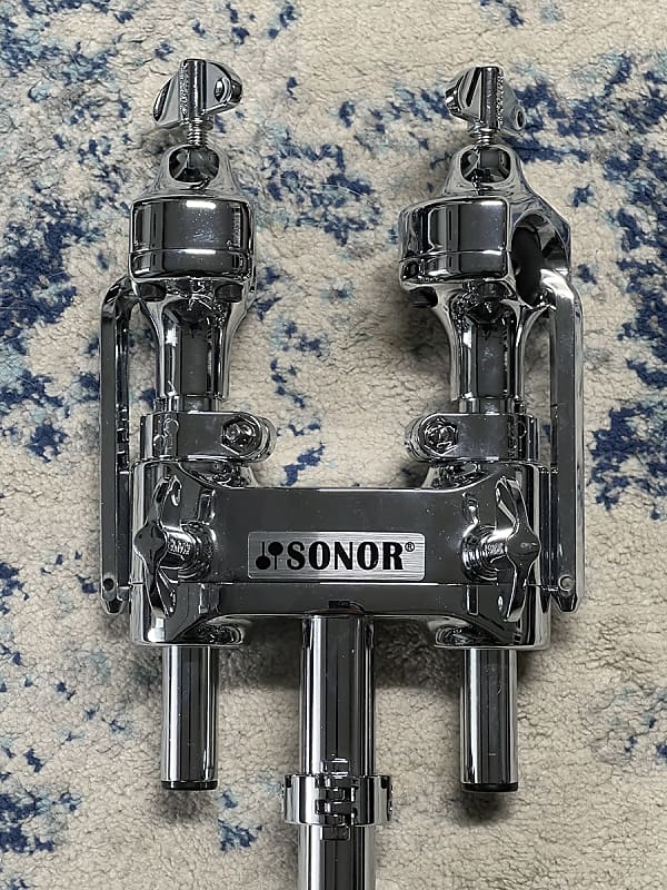 Sonor 4000 Series Double Tom Holder/Arms 2021 Chrome Reverb