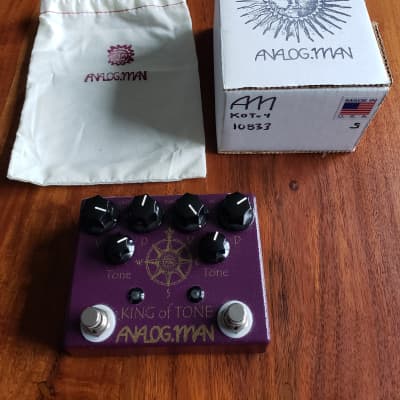 Reverb.com listing, price, conditions, and images for analog-man-king-of-tone